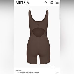 ARITZIA TNA Butter Sway Romper